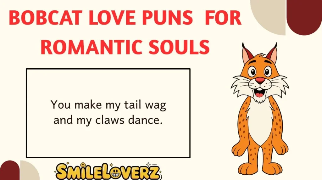 Bobcat Love Puns ❤️ For Romantic Souls