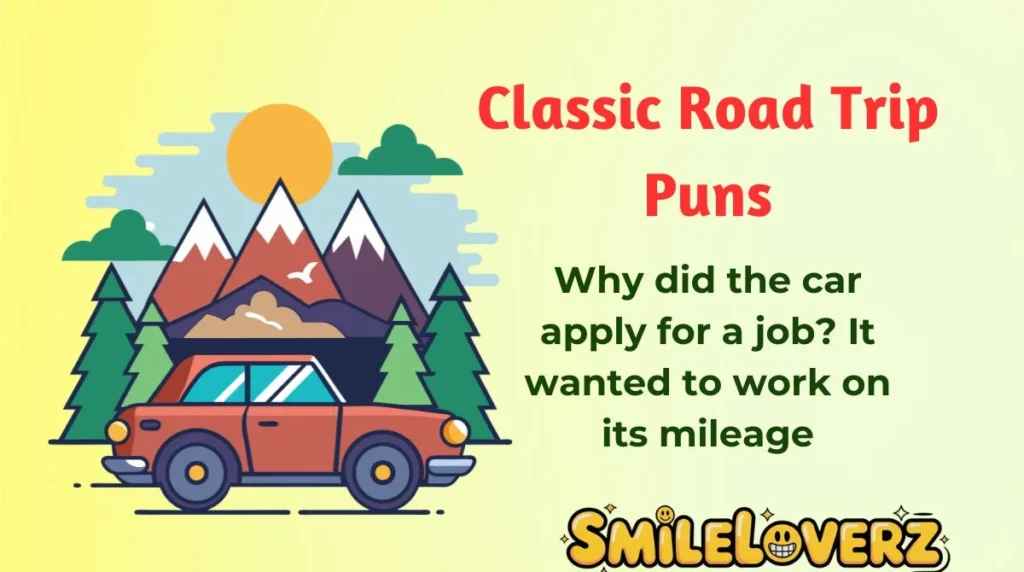Classic Road Trip Puns