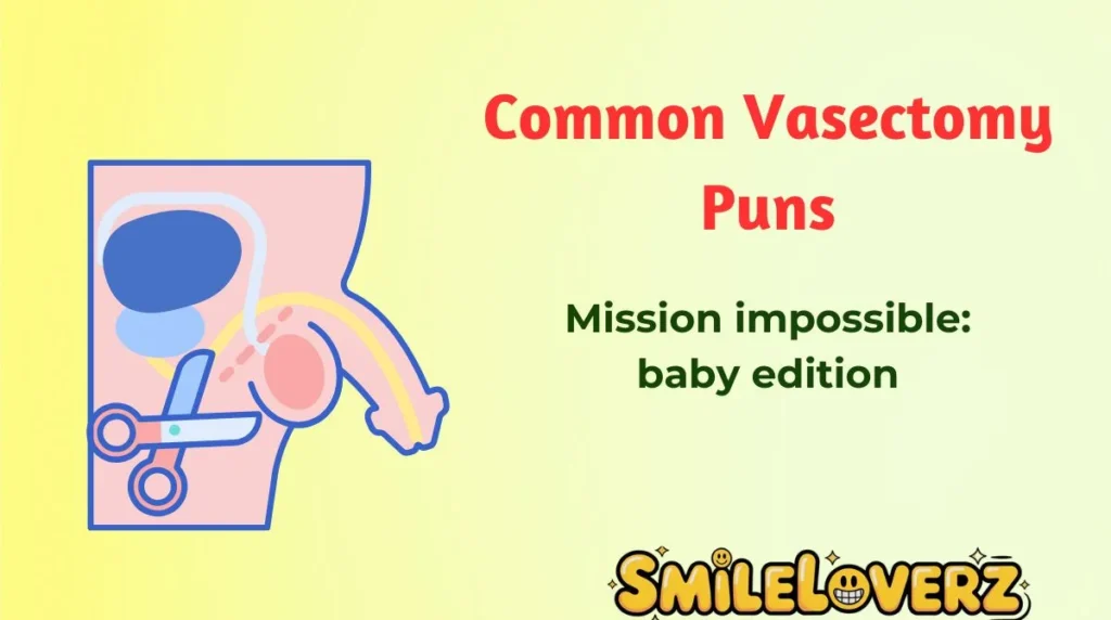 Common Vasectomy Puns