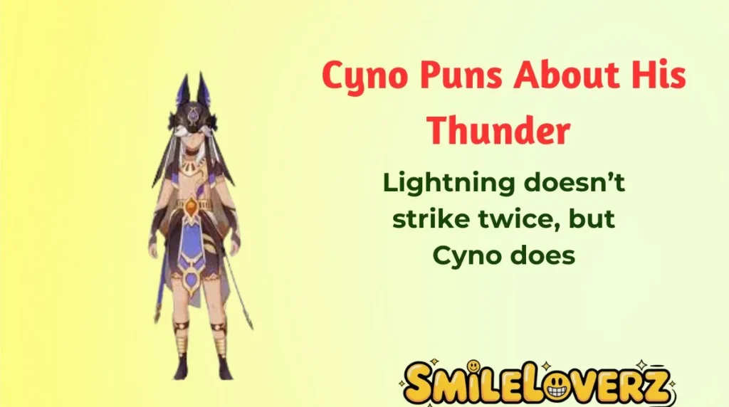 Cyno Puns About His Thunder 