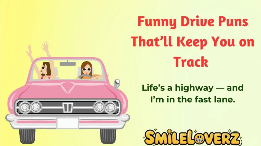 Funny Drive Puns That’ll Keep You on Track