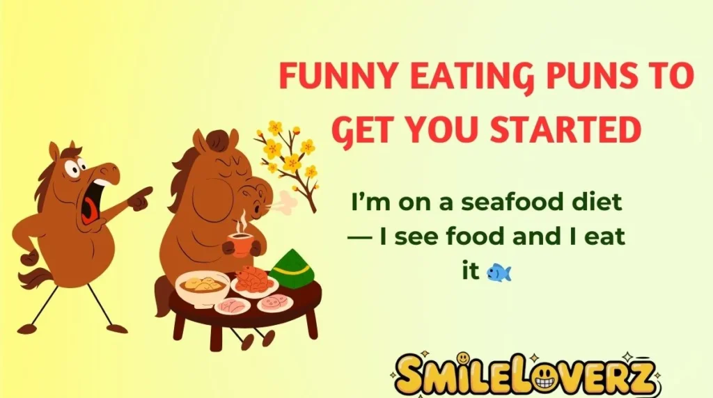 Funny Eating Puns to Get You Started