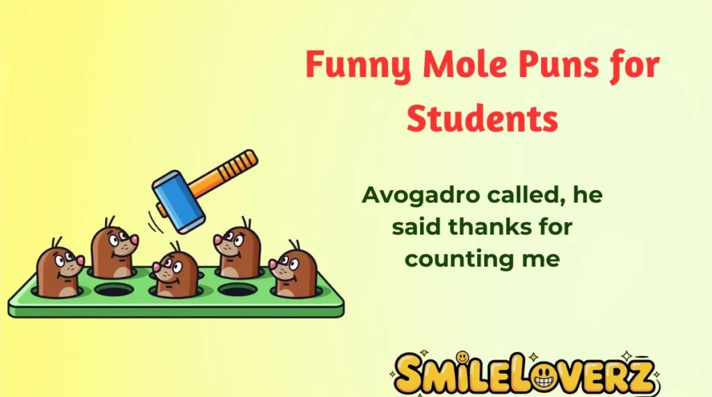 Funny Mole Puns for Students