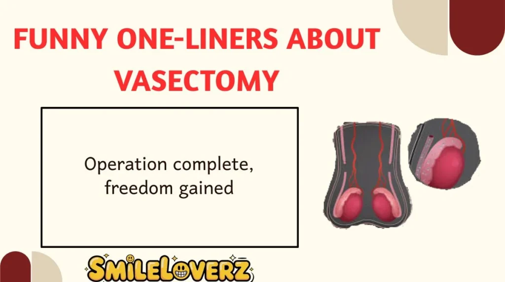 Funny One-Liners About Vasectomy