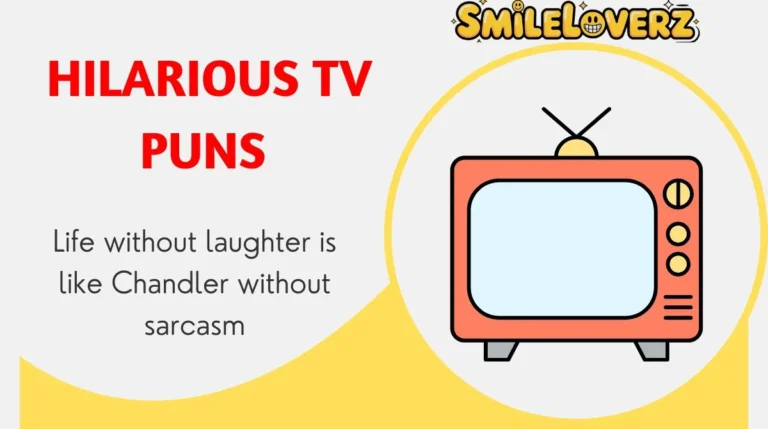 Hilarious TV Puns