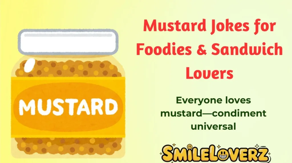Mustard Jokes for Foodies & Sandwich Lovers