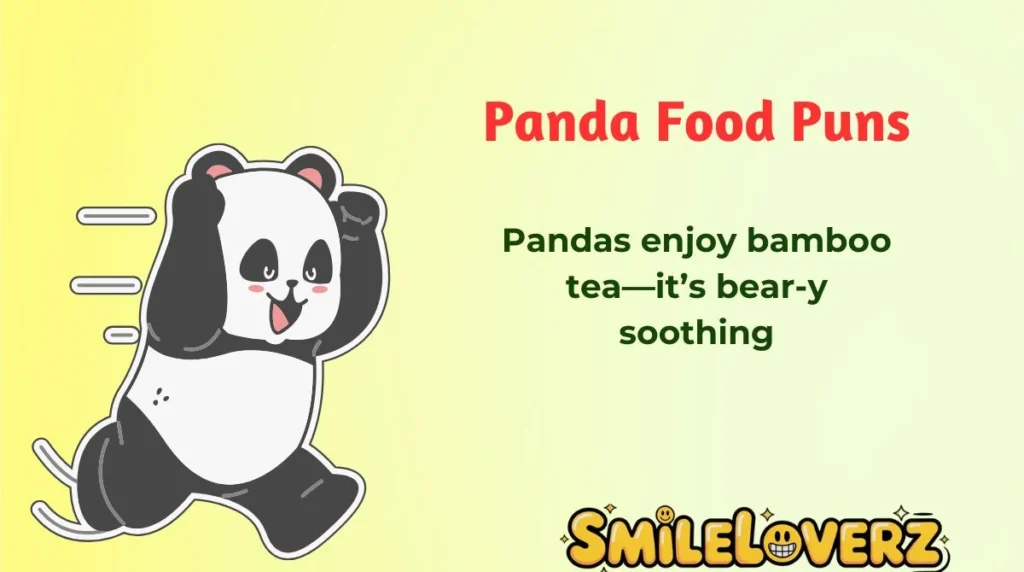 Panda Food Puns