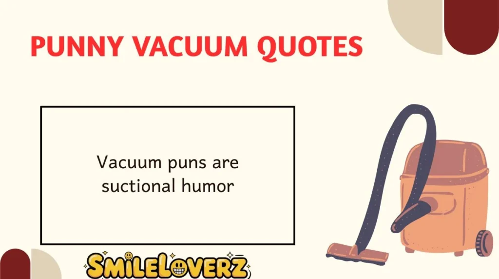 Punny Vacuum Quotes
