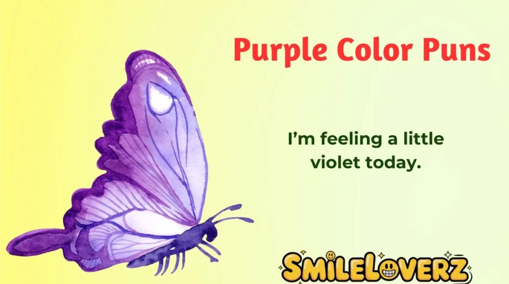 Purple Color Puns 