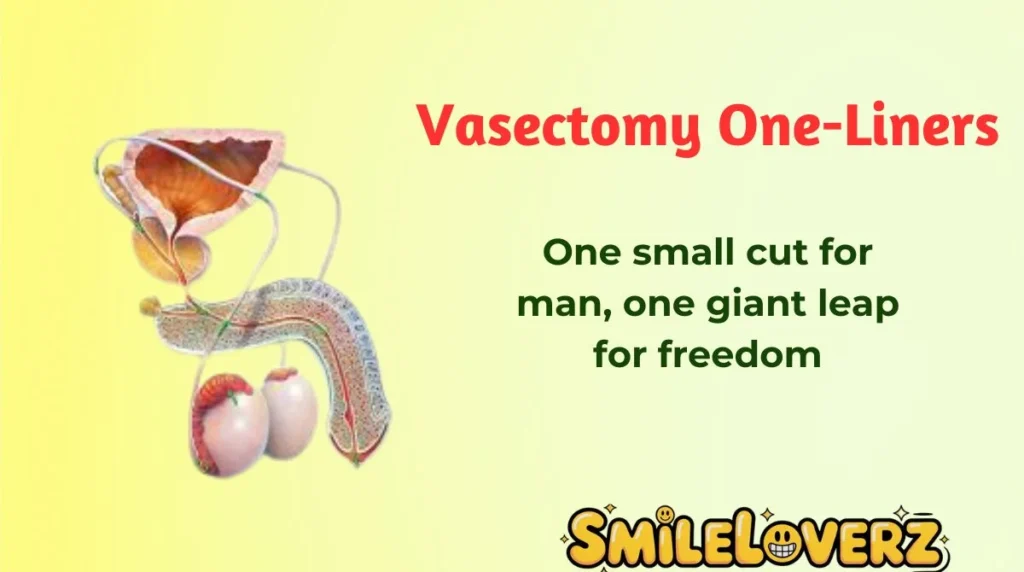 Vasectomy One-Liners