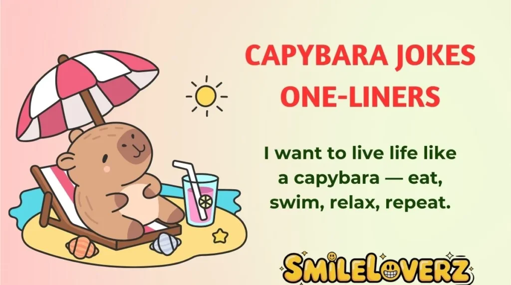 Capybara Jokes One-Liners