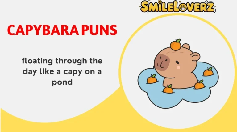 Capybara Puns