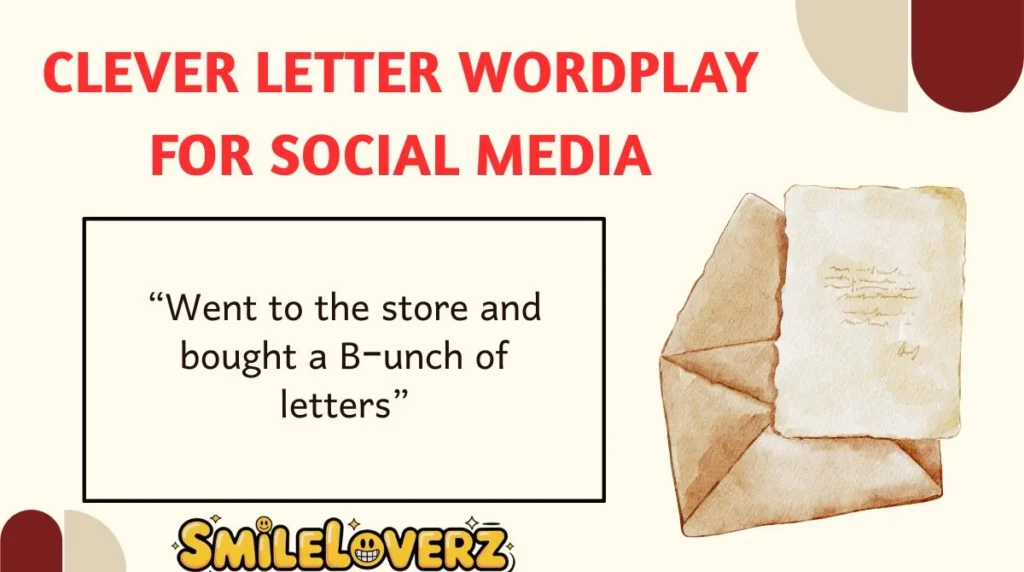 Clever Letter Wordplay for Social Media