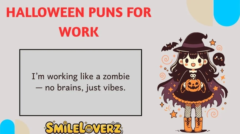 Halloween Puns for Work
