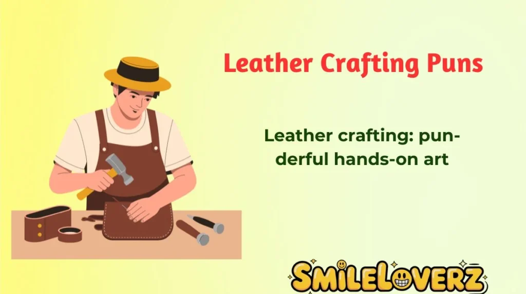 Leather Crafting Puns