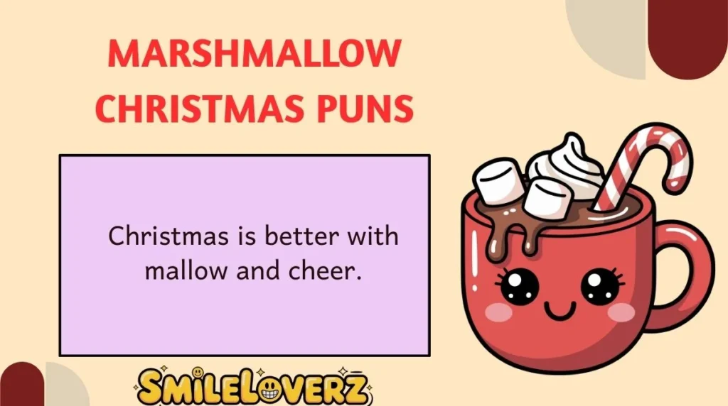 Marshmallow Christmas Puns