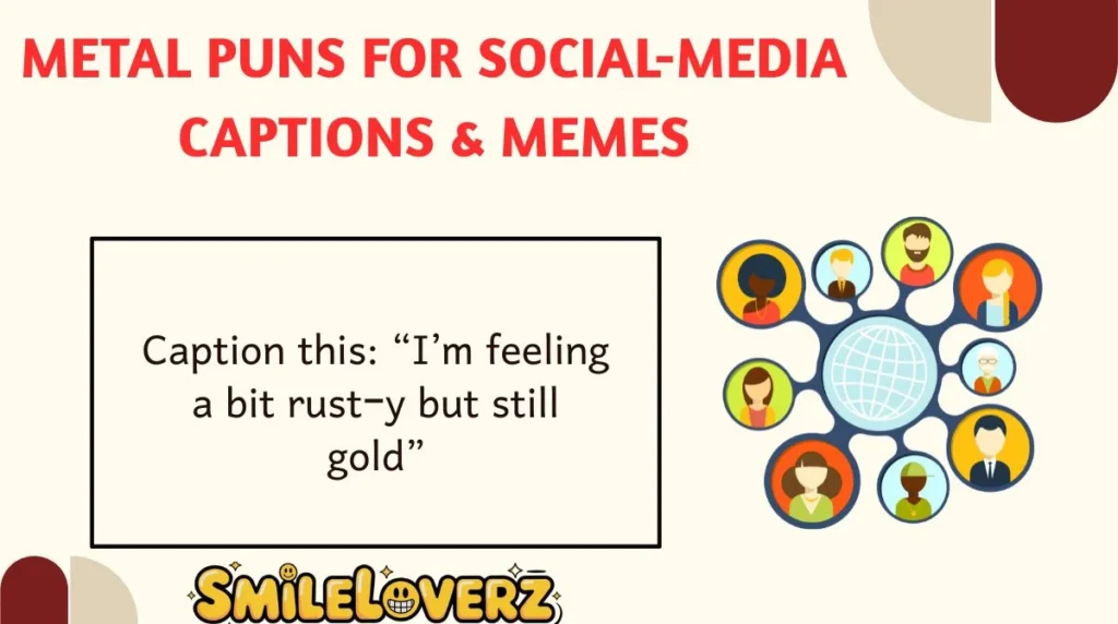 Metal puns for social-media captions & memes