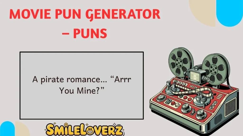 Movie Pun Generator ā Puns