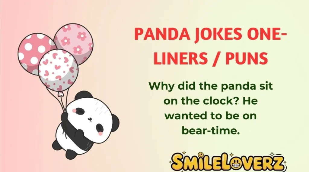 Panda Jokes One-Liners / Puns