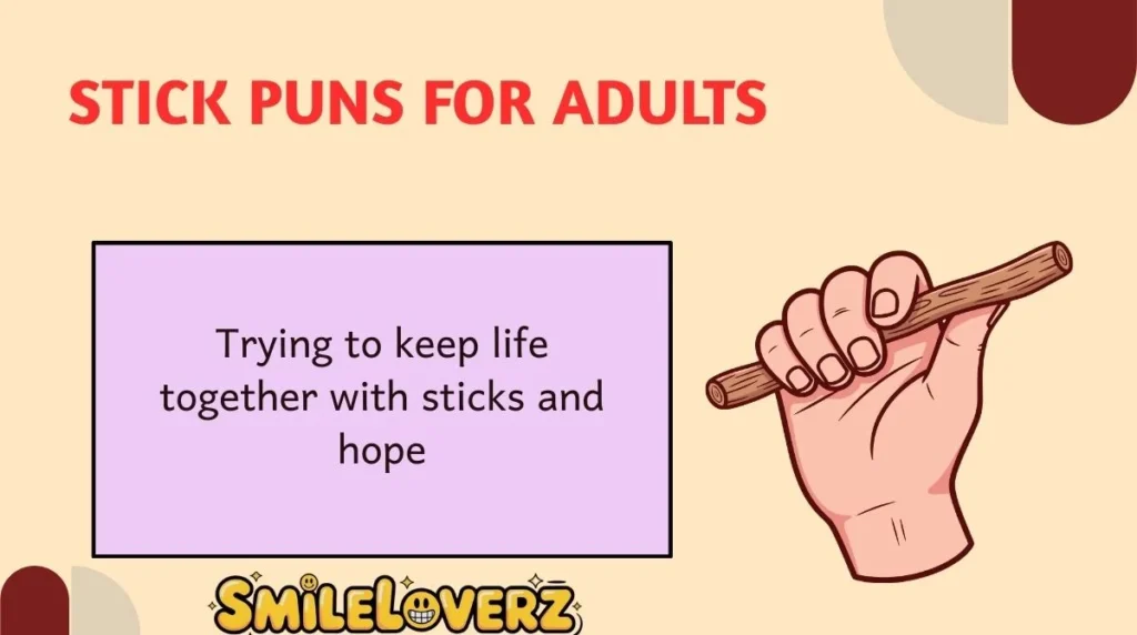 Stick Puns for Adults