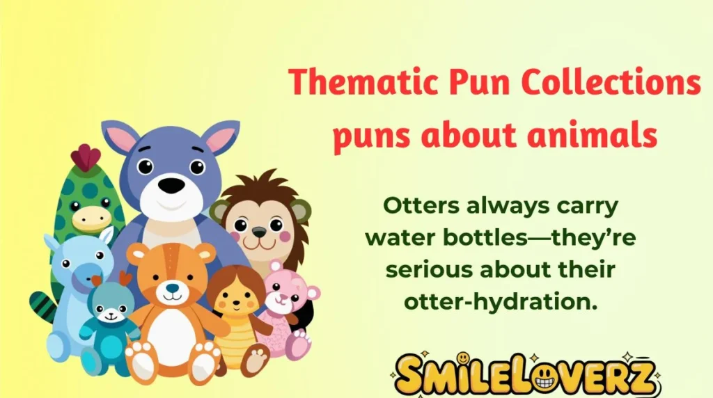 Thematic Pun Collections puns about animals