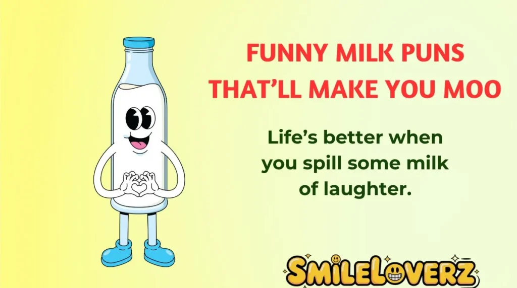 Funny Milk Puns That’ll Make You Moo