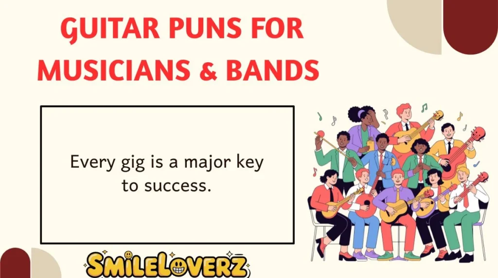 Guitar Puns for Musicians & Bands 