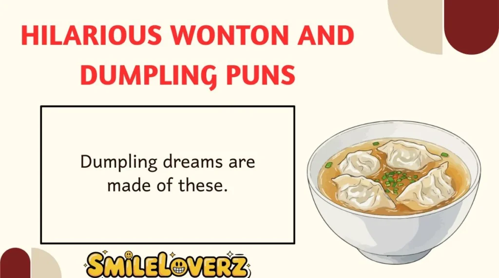 Hilarious Wonton and Dumpling Puns