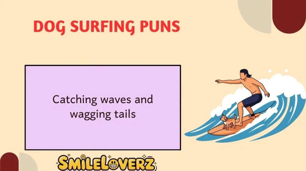 Dog Surfing Puns