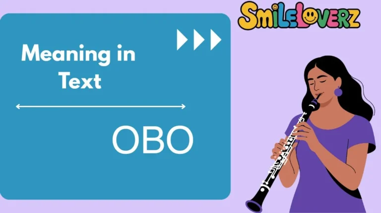OBO Meaning in Text