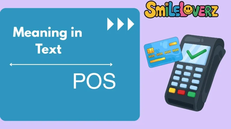 POS Meaning in Text