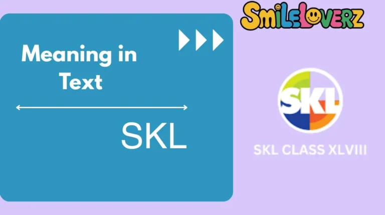 SKL Meaning in Text