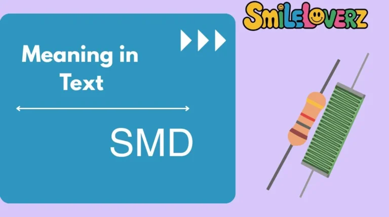 SMD Meaning in Text