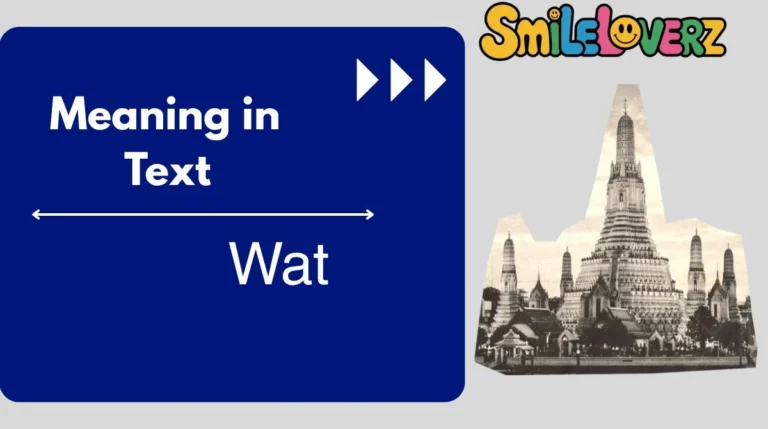 Wat Meaning in Text