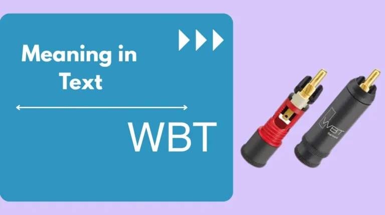 WBT Meaning in Text