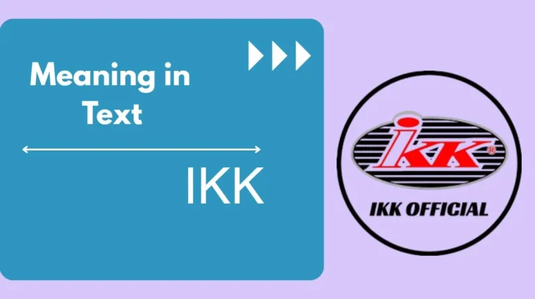 IKK Meaning in Text