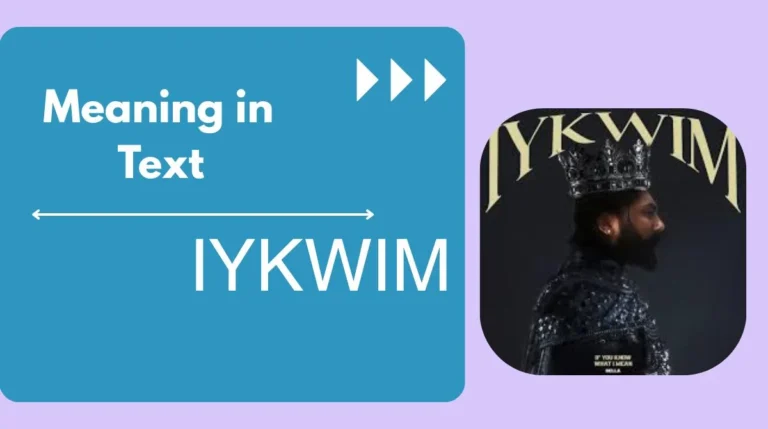 IYKWIM Meaning in Text